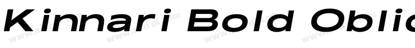 Kinnari Bold Oblique字体转换